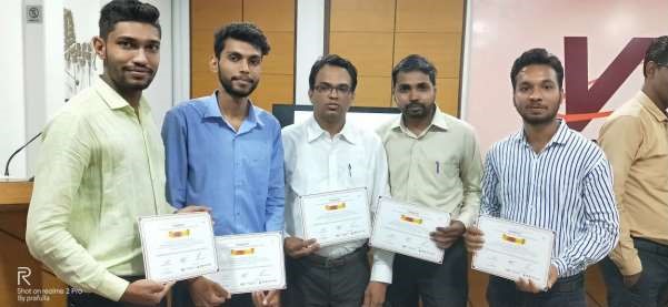 Competed the live project on “ Productivity improving on press machine with time and motion study “under the Vigan Bharti with Vidarbha Industrial Association.